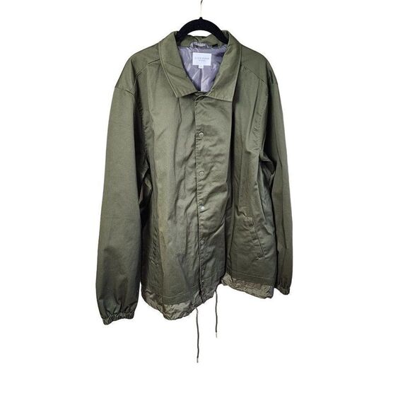 Five Four, Olive Green Men's 2XL Button Up Lightweight Jacket, NWOT - Picture 1 of 10